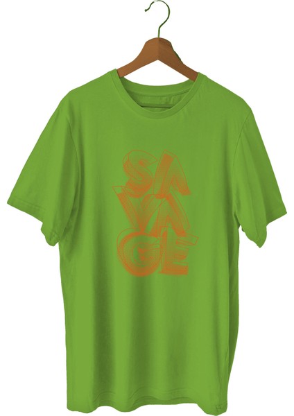 Savage Sporcu T-Shirt Bisiklet Yaka