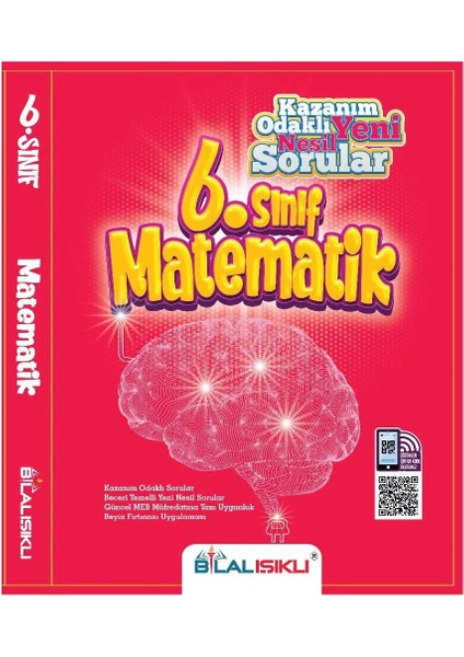 Bilal Işıklı Yayınları 6. Sınıf Matematik Kazanım Odaklı Soru Bankası