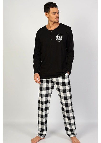 Erkek Ekose Pijama Takımı 0972
