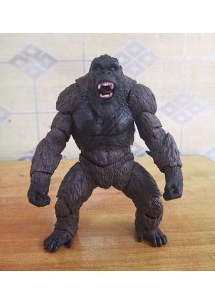 Godzilla Vs Kong King Hareketli Model Oyuncak (15CM) (Yurt Dışından)