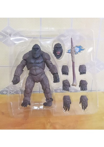 Godzilla Vs Kong King Hareketli Model Oyuncak (15CM) (Yurt Dışından)