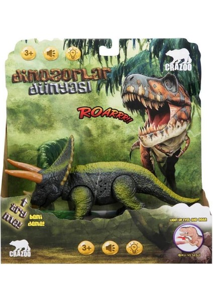 Triceraptors Dinozor Işıklı Sesli - RS6171