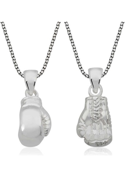 ​gümüş Boks Eldiveni Erkek Kolye