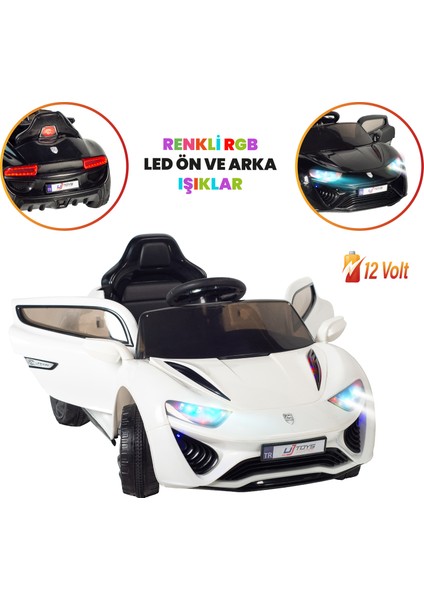 Uj Toys Jagor Akülü Araba 12V-BEYAZ