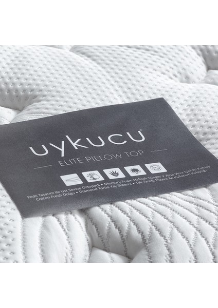 Uykucu Elite Pillow Top Visco Pedli Yatak