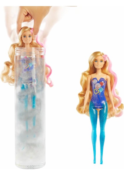 Renk Değiştiren Sürpriz Bebekler Barbie Parti Serisi