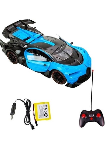 Berattoys Drift Şampiyonu Mavi Bugatti Uzaktan Kumandalı Yarış Arabası