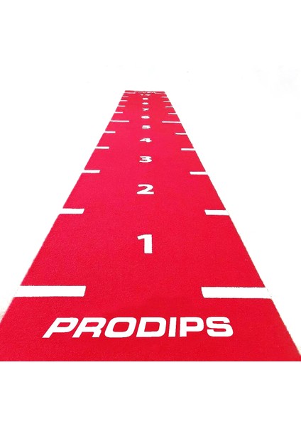 Antrenman Zemin Platformu Kızak Koşu Pisti (Red White Font)