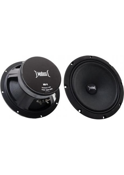 Mb-8 250 Watt Max Power 8"20 cm 946 Db 100 Watt Rms Midrange Oto Hoparlör