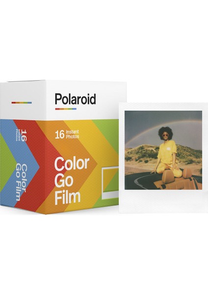 Go Beyaz Instant Fotoğraf Makinesi Beyaz ve 16'lı Film Seti