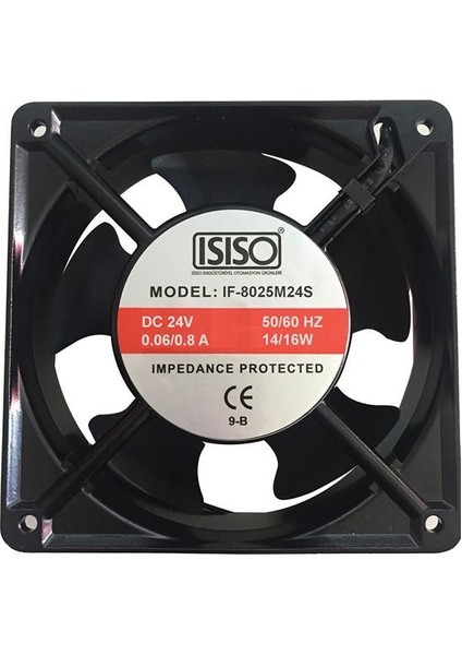 IF-8025M24S 24VDC Soğutucu Fan 80X80X25MM