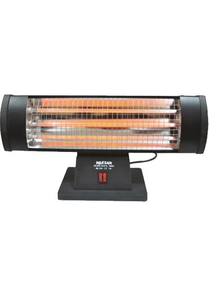 3 Camlı Quartz Soba 1800W