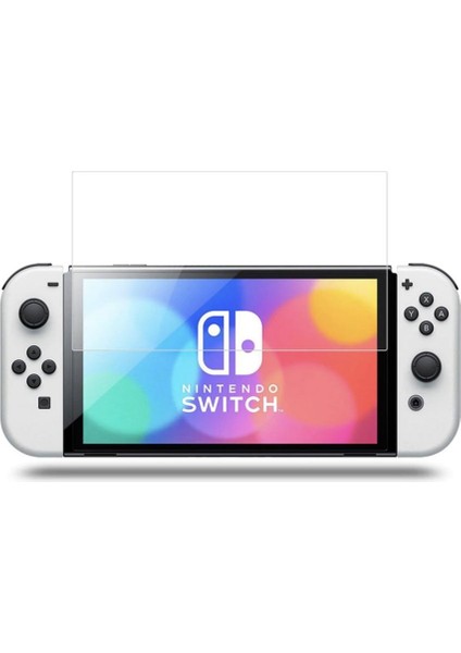 Nintendo Switch OLED Ekran Koruyucu Temperli Cam Premium Pro 9h