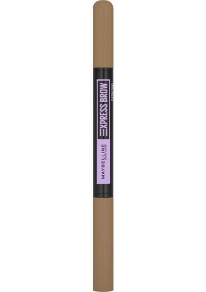 Maybelline New York Express Brow Satin Duo Çift Taraflı Kaş Kalemi - 01 Açık Ton