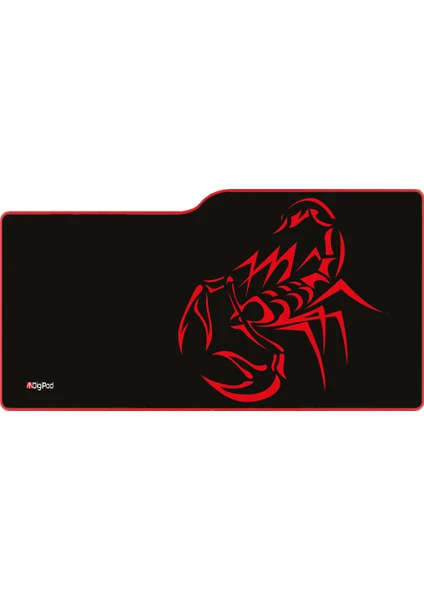 Gaming Oyuncu Mousepad  90X40 XXL  Kaymaz Taban 4mm  Kalınlık AKREP