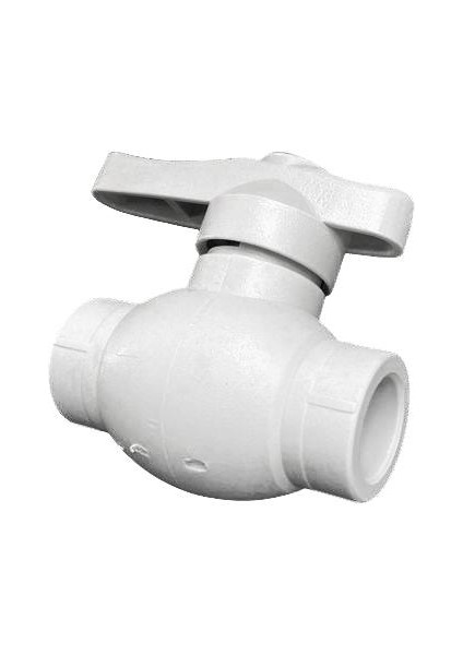 40 mm Sabit Gövdeli Küresel Vana Egeterm Beyaz fiyatları