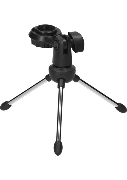 Katlanabilir Masaüstü Mikrofon Tripod Standı 5/8 Inç (Yurt Dışından)