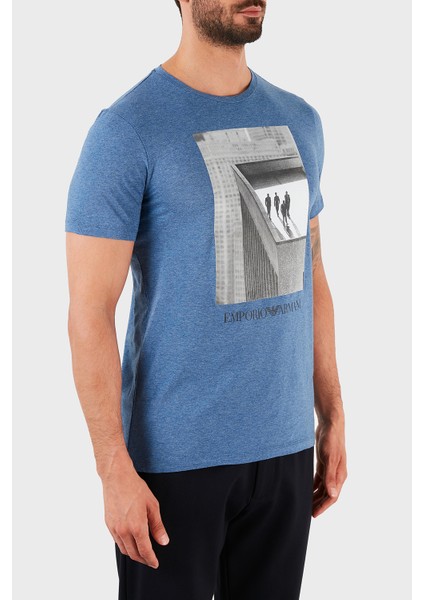 Baskılı Bisiklet Yaka % 100 Pamuk T Shirt Erkek T Shirt S 3K1T6S 1JQ4Z F981 fırsatları
