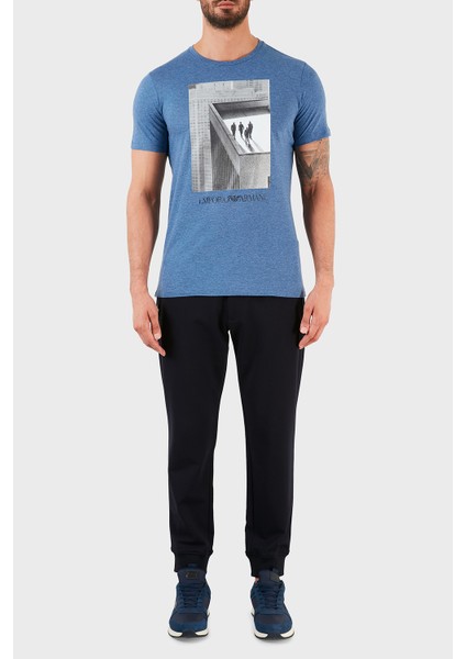 Baskılı Bisiklet Yaka % 100 Pamuk T Shirt Erkek T Shirt S 3K1T6S 1JQ4Z F981 indirimleri