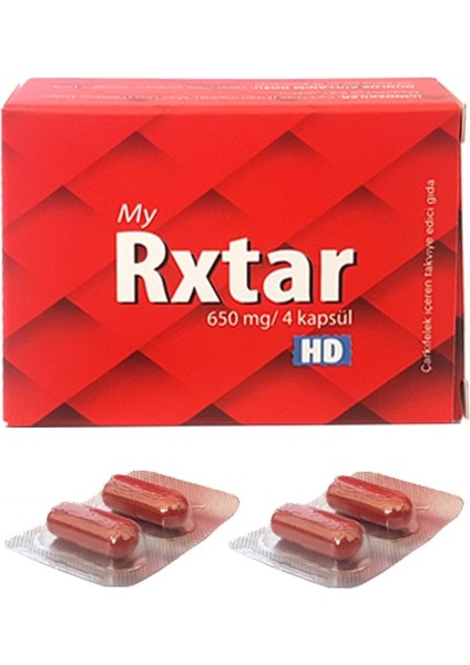 Rxtar Bitkisel Kapsül Avantaj - 4lü Paket