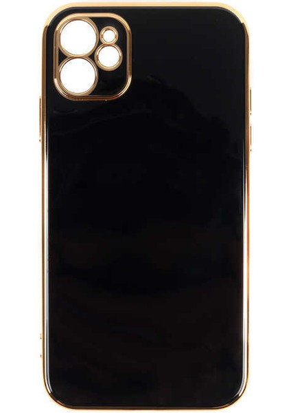 Apple iPhone 11 Kılıf Köşeli Altın Model Kapak