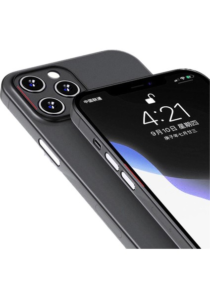 Apple iPhone 13 Pro Kılıf Ultra Ince Hayalet Sert Kapak