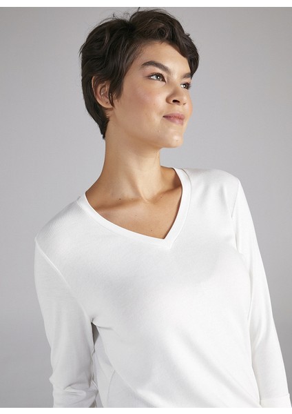 T-Shirt S Ekru modelleri