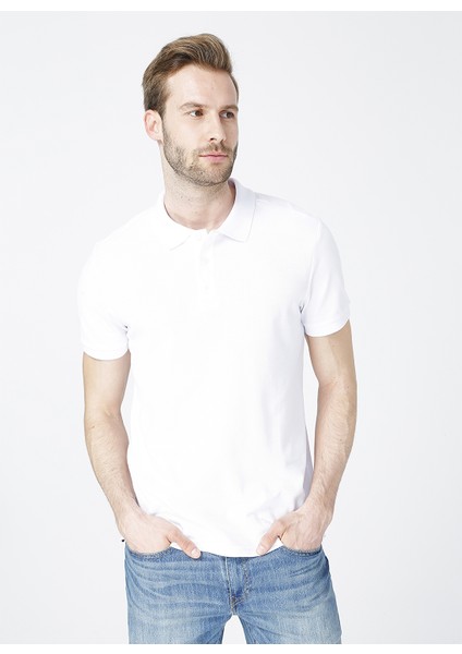 Kısa Kol Basic Düz Erkek Polo T-Shirt