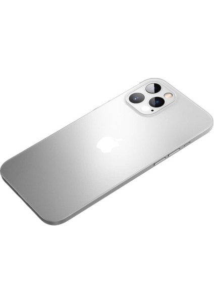Apple iPhone 12 Pro Max Kılıf Ultra Ince Hayalet Sert Kapak