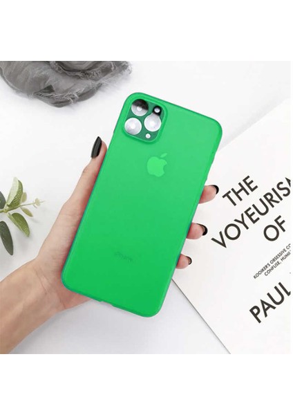 Apple iPhone 11 Pro Max Kılıf Ultra Ince Hayalet Sert Kapak