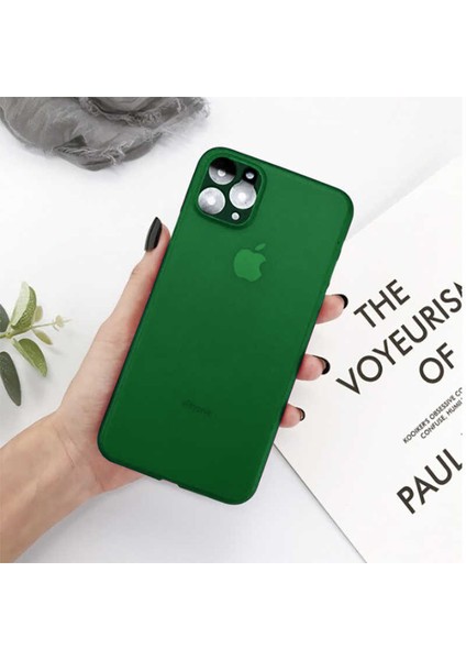 Apple iPhone 11 Pro Max Kılıf Ultra Ince Hayalet Sert Kapak