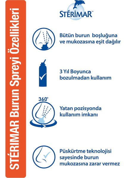 Hipertonik Burun Spreyi 100ML+STERIMAR Stop&protect Burun Spreyi 20ML