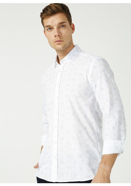 Pamuk Beyaz Erkek Gömlek