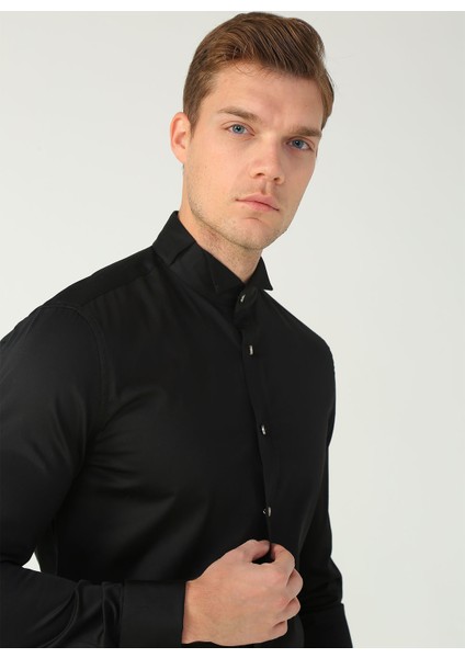 Erkek Siyah Gömlek