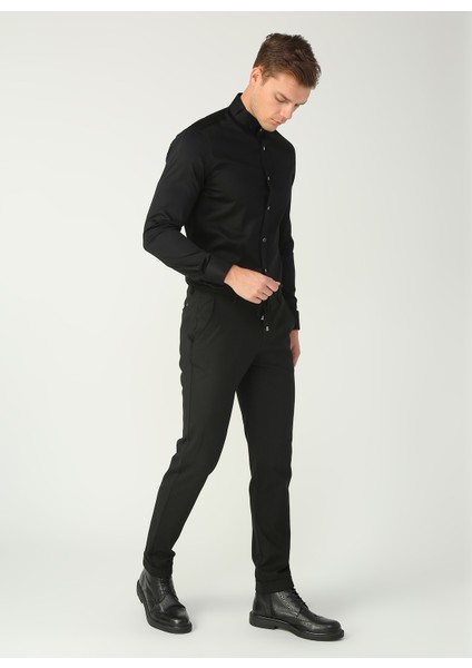 Erkek Siyah Gömlek modelleri