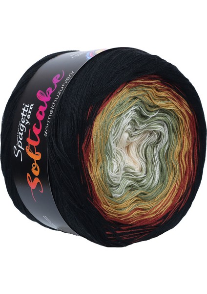 Spagettiyarn Doğal Renkler Soft Cake