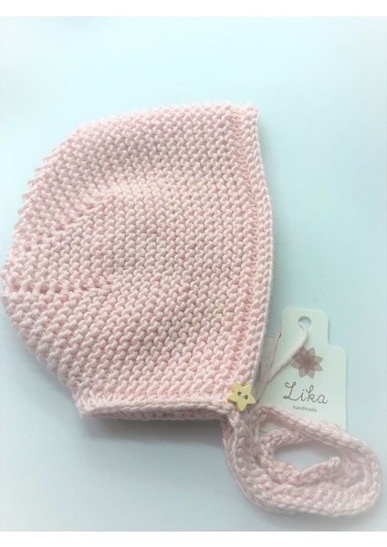 Bambu Örme Bebek Şapkası 6-12 Ay