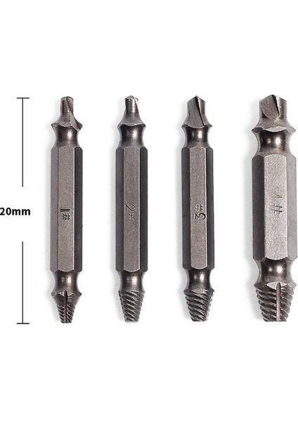 Hasarlı Vida Çıkarıcı Bozuk Vida Çıkarıcı Matkap Ucu