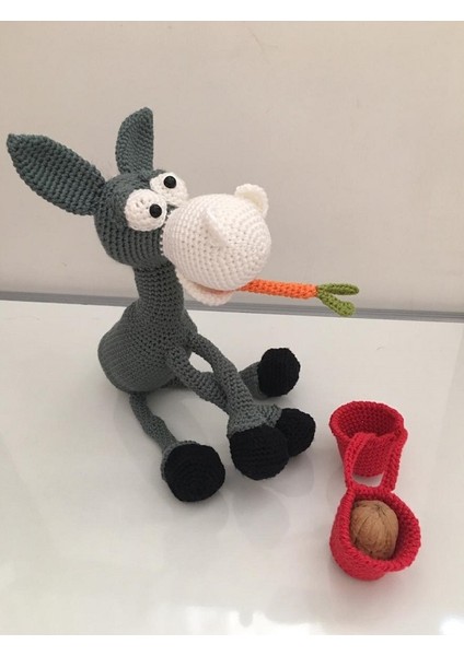 Oyuncak Park Dusty The Donkey Amigurumi Organik Oyuncak