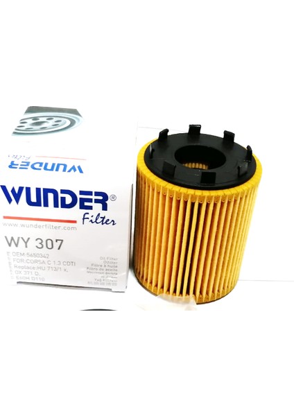 Opel Combo C (1.3) Dizel Yağ Filtresi (Tırnaklı Tip) (Wunder)