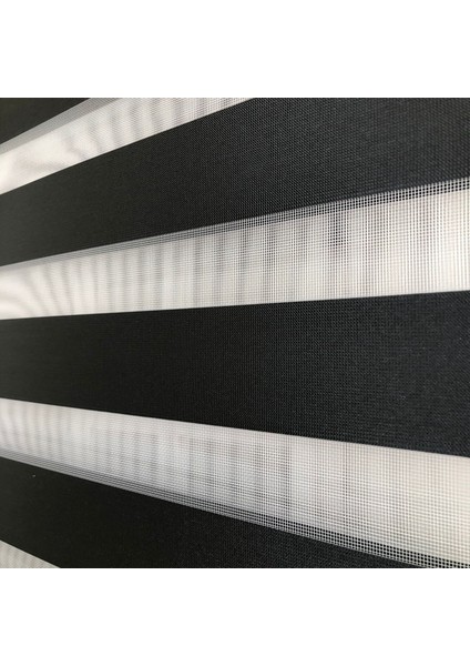Vp 710 Düz Lü x Saten Stor Zebra Perde Siyah 150 x 200