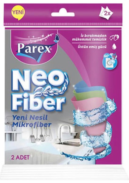 Neofiber Temizlik Bezi 2'li