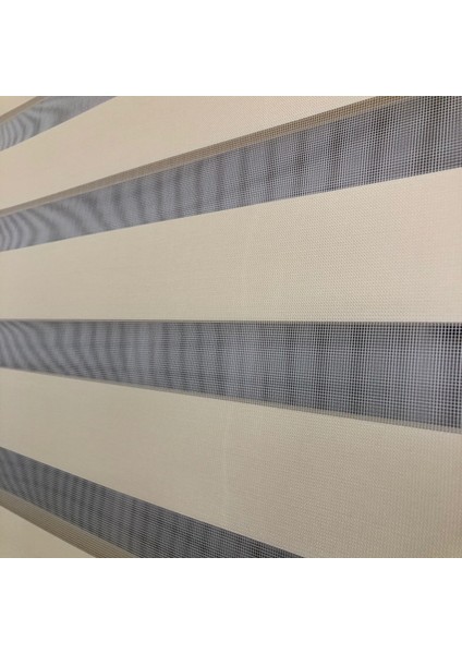Vp 700 Düz Lü x Saten Stor Zebra Perde Sütlü Kahve 170 x 260