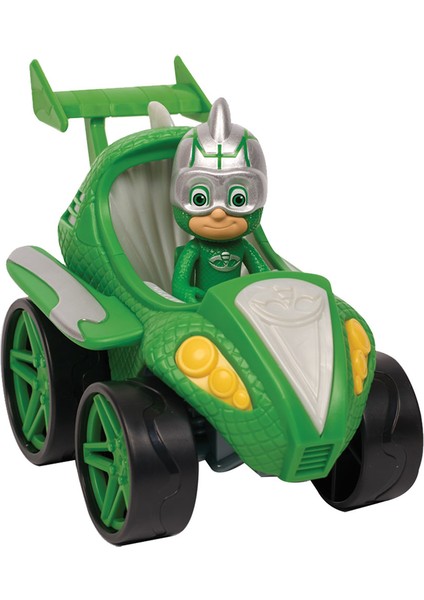 Pj Maskeliler Gekko Power Racer Figür ve Araç