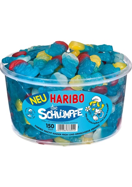 Schlümpfe Erdbeer Himbeer Und Zitrone grelatinefrei 1350 gr