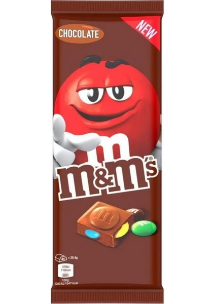 M&m's Tablette Chocolate 165  gr