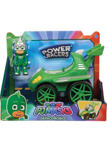 Pj Maskeliler Gekko Power Racer Figür ve Araç