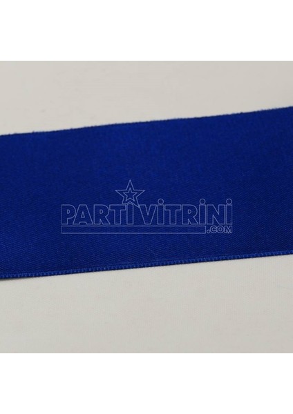 Parti Vitrini Lacivert Saten Kurdela 6 Cm. x 10 Metre