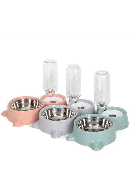 Otomatik Pet Kedi Köpek Besleyici Kaseler Su Sebili (Yurt Dışından)