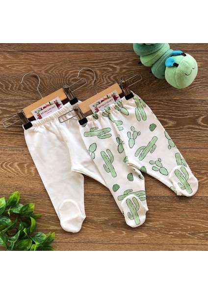 2'li Penye Bebek Pijama Takım Kaktüs